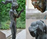 Luc Peiffer, Fontaine, sculpture bronze
